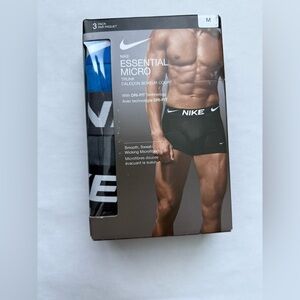 Nike Essential Micro Trunk - Black, Blue, Grey